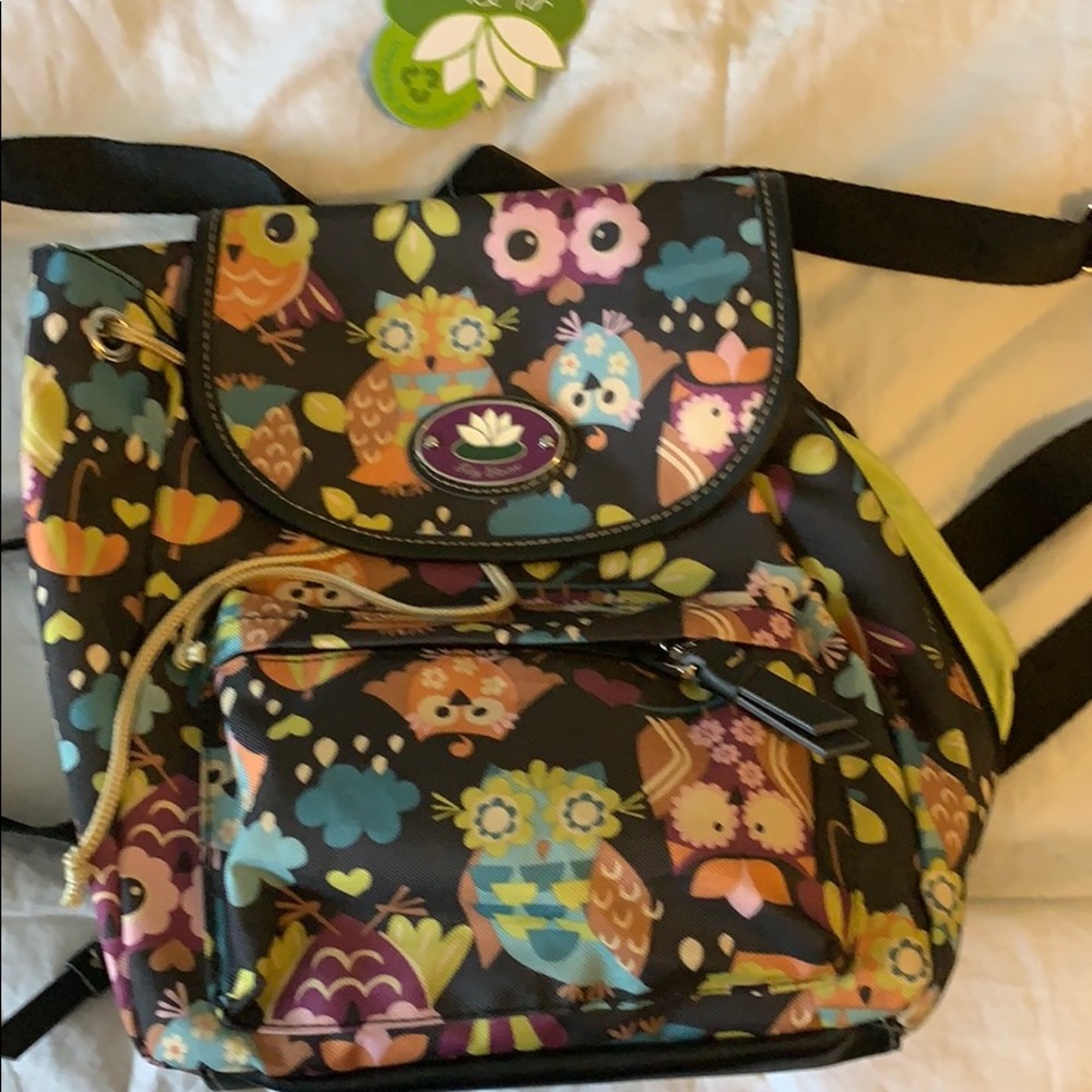 New:  Lily Bloom backpack owl purse
